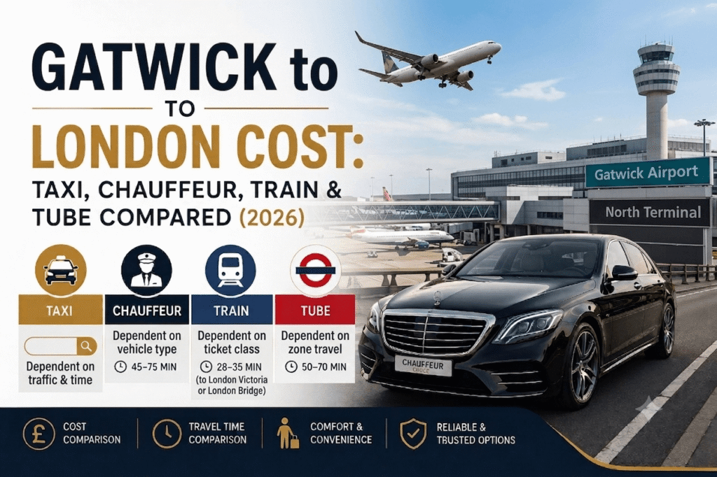 Heathrow to London Cost Taxi, Chauffeur, Train & Tube Compared (2026)
