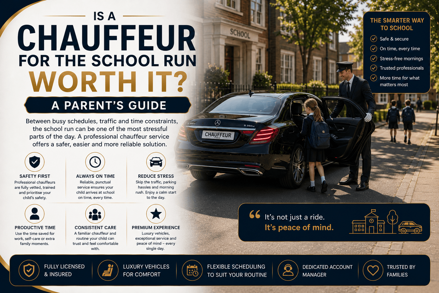 Is a Chauffeur for the School Run Worth It A Parent's Guide